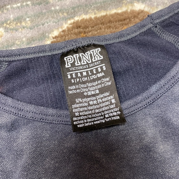 PINK Seamless Crop Top - Picture 4 of 7